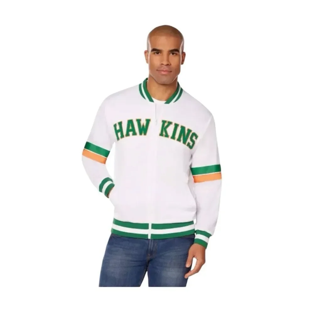 Stranger Things Hawkin's High School Varsity Jacket EUC